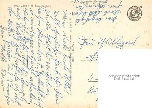 AK / Ansichtskarte Harksheide Schwimmbad Details Harksheide