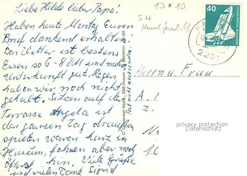 AK / Ansichtskarte Hattstedt Strand Kirche Schule Schwimmbad Hattstedt