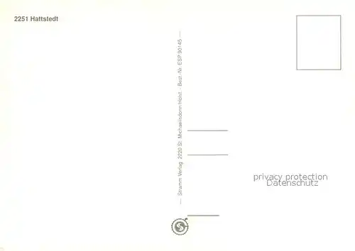 AK / Ansichtskarte Hattstedt Kirche Friesenhaus Sparkasse Spar Markt Hattstedt
