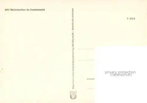 AK / Ansichtskarte Marienweiher Ortsansicht mit Kirche Marienweiher