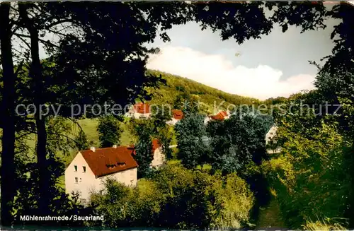 Muehlenrahmede Ansicht vom Waldrand aus Muehlenrahmede