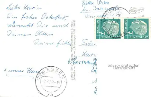 Muehlenrahmede Ansicht vom Waldrand aus Muehlenrahmede