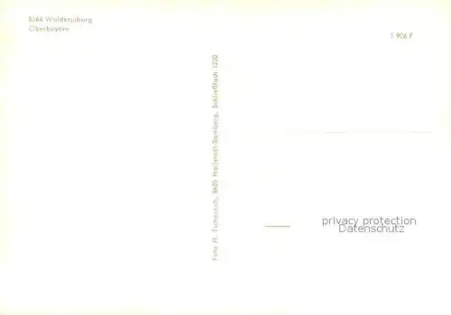 Waldkraiburg Wohnsiedlung Hochhaeuser Kirche Denkmal Waldkraiburg