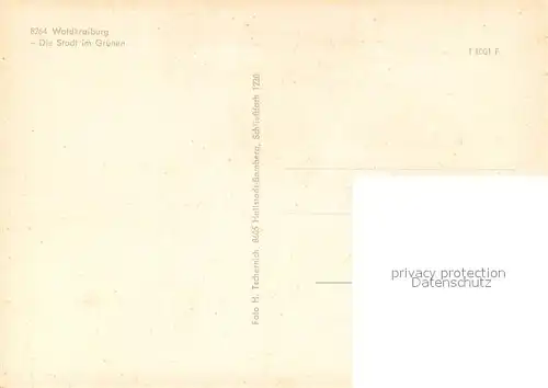 Waldkraiburg Kirche Parkanlagen Wohnsiedlung Freibad Waldkraiburg