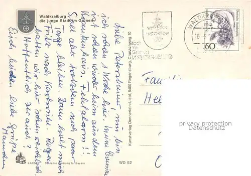 Waldkraiburg Stadtplatz Kirche Denkmal Waldbad Freibad Waldkraiburg