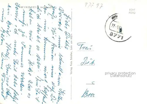 Windheim_Hafenlohr Panorama Spessart Windheim Hafenlohr