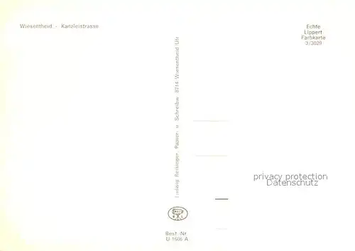 Wiesentheid Haeuserpartie in der Kanzleistrasse Wiesentheid