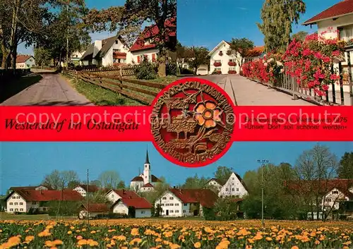 Westendorf_Ostallgaeu Bundessieger im Wettbewerb 1975 "Unser Dorf soll schoener werden" Westendorf_Ostallgaeu