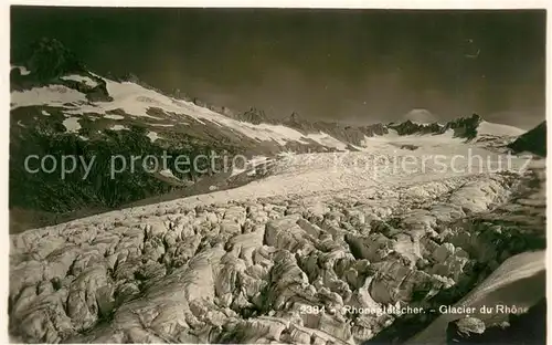 AK / Ansichtskarte Rhonegletscher_Glacier_du_Rhone Gletscher Rhonegletscher_Glacier