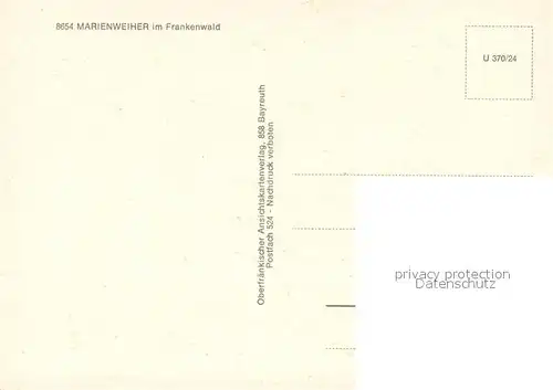 AK / Ansichtskarte Marienweiher Wallfahrtskirche Marienweiher