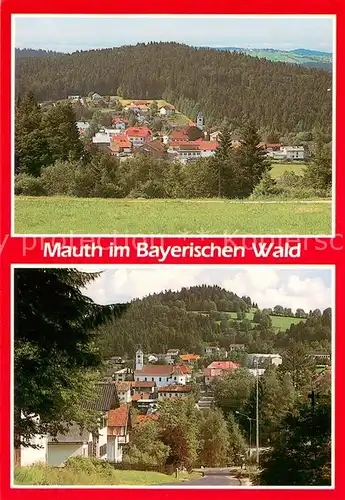 AK / Ansichtskarte Mauth_Niederbayern Panorama Ortsansicht Mauth Niederbayern