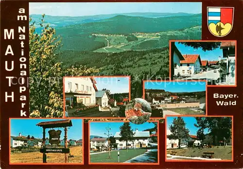 AK / Ansichtskarte Mauth_Niederbayern Panorama Orts und Teilansichten Mauth Niederbayern
