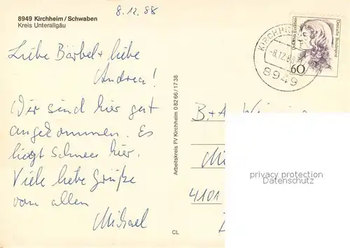 AK / Ansichtskarte Kirchheim_Schwaben Schloss Kirche Rathaus Volkstanz Trachten Kirchheim Schwaben