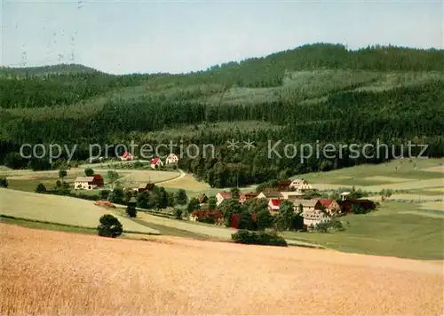 AK / Ansichtskarte Kleinwendern Panorama Koesseine Burgstein Fichtelgebirge Kleinwendern