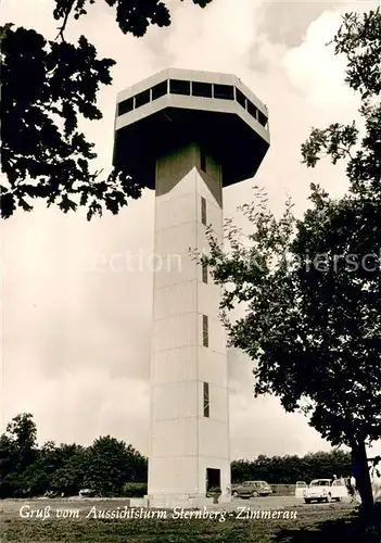 AK / Ansichtskarte Zimmerau_Sternberg Aussichtsturm am Buechelberg Zimmerau_Sternberg