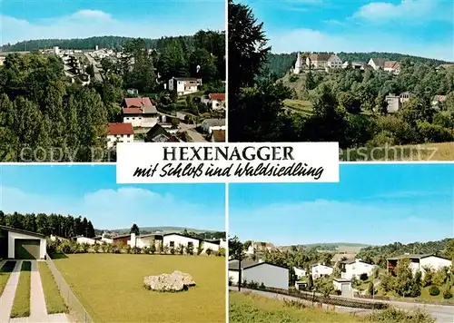AK / Ansichtskarte Hexenagger Panorama mit Schloss und Waldsiedlung Hexenagger