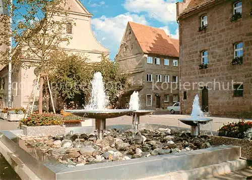 AK / Ansichtskarte Heideck Brunnen am Marktplatz Heideck