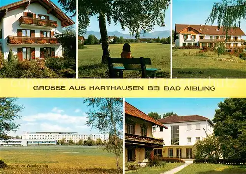 AK / Ansichtskarte Harthausen_Bad_Aibling Gaestehaus Pension Schmelmer Hof Sanatorium Wendelstein Kurklinik Dr. Knarr Harthausen_Bad_Aibling