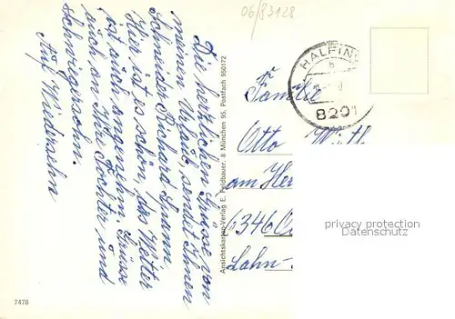 AK / Ansichtskarte Halfing Panorama Blick zu den Alpen Ortsmotiv mit Kirche Gasthof Pension Halfing