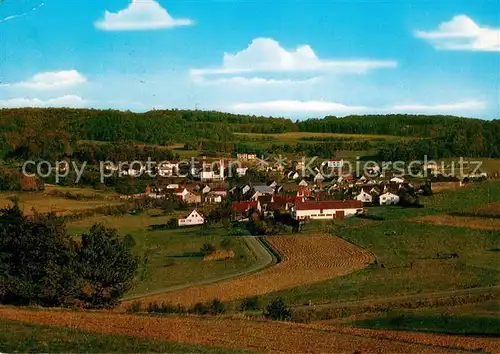 AK / Ansichtskarte Herzhausen_Gladenbach Panorama Herzhausen_Gladenbach