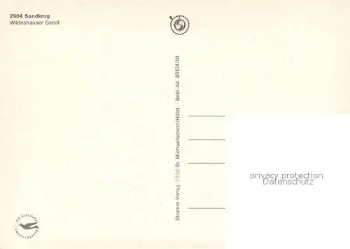 AK / Ansichtskarte Sandkrug_Oldenburg Wildeshauser Geest Sandkrug Oldenburg