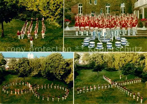 AK / Ansichtskarte Lunden_Holstein Spielmannszug des Vereins Lundener Spielleute Details Lunden_Holstein