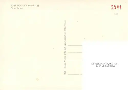 AK / Ansichtskarte Wesselburenerkoog Gaststaette Faehre Strandpartien Wesselburenerkoog