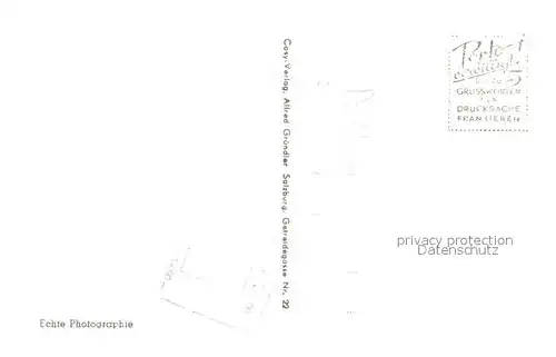 AK / Ansichtskarte Pinzgau Weiss See Pinzgau