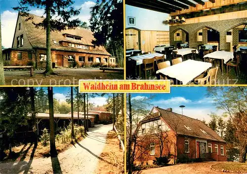 AK / Ansichtskarte Waldheim_Brahmsee Ev Jugendheim Speisesaal Details Waldheim Brahmsee
