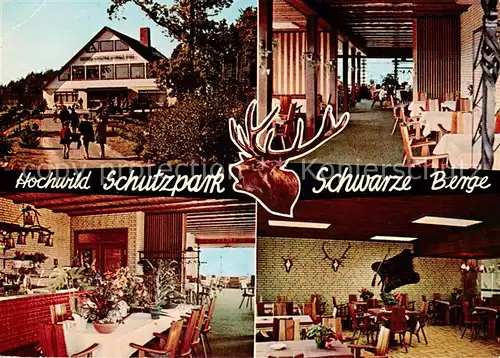 AK / Ansichtskarte Vahrendorf_Siedlung Hochwild Schutzpark Schwarze Berge Parkrestaurant Gastraeume Vahrendorf Siedlung