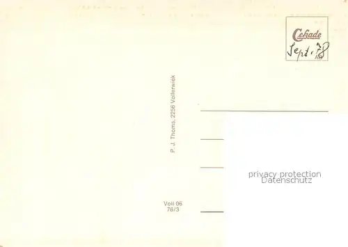 AK / Ansichtskarte Vollerwiek Strandpartien Kirche Kaufladen AundO Kapelle Vollerwiek