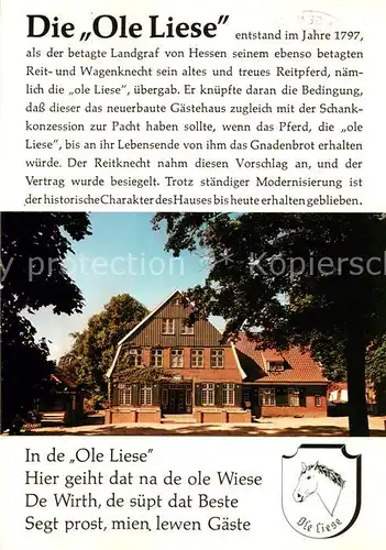 AK / Ansichtskarte Panker Hist Gasthaus und Hotel Ole Liese Panker