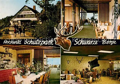 AK / Ansichtskarte Vahrendorf_Siedlung Cafe Restaurant Hochwild Schutzpark Schwarze Berge Gastraeume Vahrendorf Siedlung