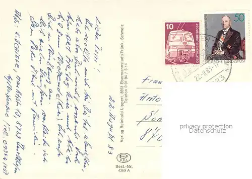 AK / Ansichtskarte Gerolzhofen Panorama Stadtturm Marktplatz Gerolzhofen