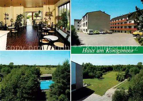 AK / Ansichtskarte Sagehorn Haus am Koenigsmoor Gastraum Park Sagehorn