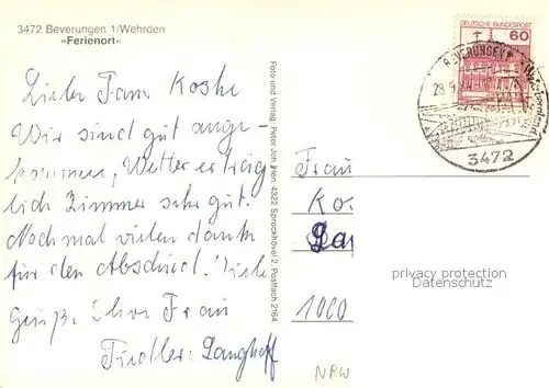 AK / Ansichtskarte Wehrden Teilansichten Ferienort an der Weser Dampfschifffahrt Radwanderweg Parkanlagen Strasse Zum Rittergut Wehrden