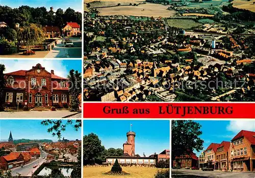 AK / Ansichtskarte Luetjenburg_Holstein Teilansichten Fliegeraufnahme Luetjenburg_Holstein