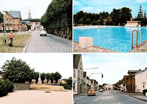 AK / Ansichtskarte Lunden_Holstein Ortsansichten Freibad Lunden_Holstein