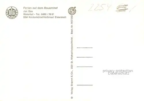 AK / Ansichtskarte Koldenbuettel Ferien auf dem Bauernhof Halbinsel Eiderstedt Kaminzimmer Schwaene Koldenbuettel