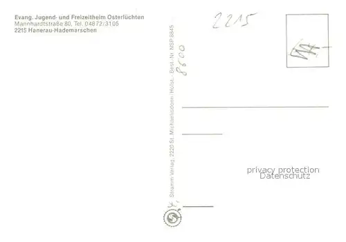 AK / Ansichtskarte Hanerau Hademarschen Jugend  und Freizeitheim Osterluechten Hanerau Hademarschen