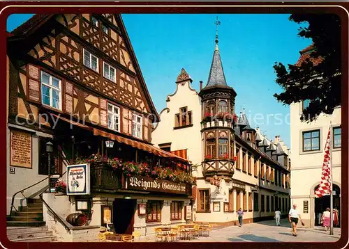 AK / Ansichtskarte Bad_Kissingen Fachwerkhaeuser am Marktplatz Altstadt Bad_Kissingen