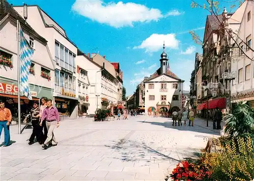 AK / Ansichtskarte Bad_Kissingen Fussgaengerzonne am Markt Altstadt Bad_Kissingen