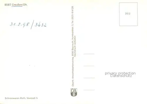 AK / Ansichtskarte Creussen Teilansichten Altstadt Stadttor Turm Stadtmauer Creussen