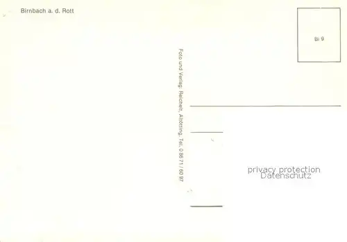 AK / Ansichtskarte Birnbach_Rottal Ortsansicht mit Kirche Windmuehle Statue Sternsteinhof Restaurant Birnbach Rottal