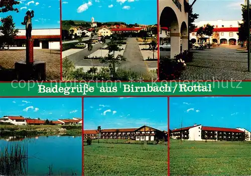 AK / Ansichtskarte Birnbach_Rottal Thermalbad Ortsansicht Birnbach Rottal