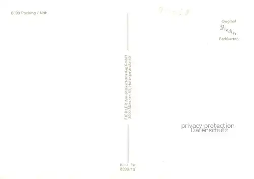 AK / Ansichtskarte Pocking Rathaus Kirche Innenstadt See Pocking