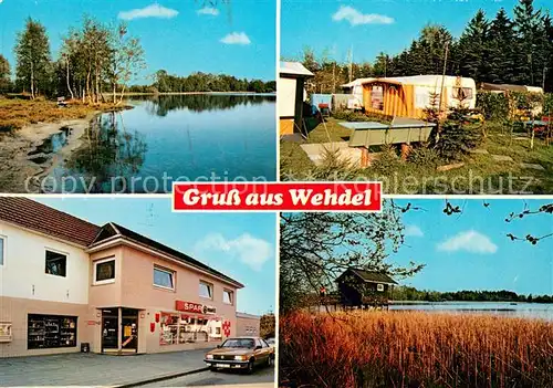 Wehdel_Wesermuende Sparmarkt Campingplatz Landschaftspanorama See Wehdel Wesermuende