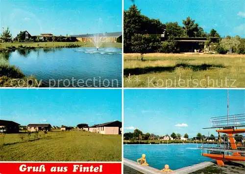 Fintel Bungalowpark Teich Freibad Fintel