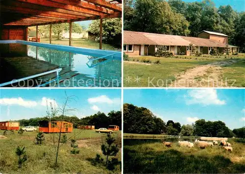 Lauenbrueck Ferienhaeuser Freibad Landschaft Schafe Lauenbrueck