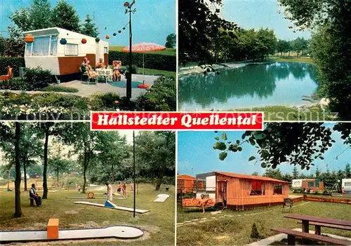 Hallstedt Campingplatz Hallstedter Quellental Minigolf Teich Hallstedt